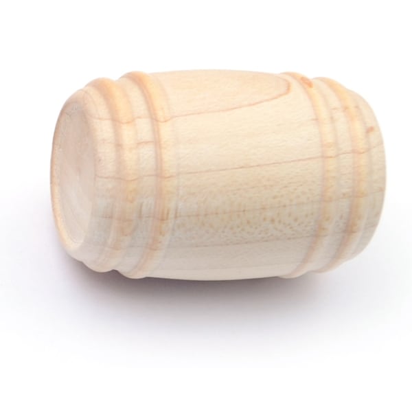 Midwest Fastener 1-5/8 Birch Wood Pickle Barrels 10PK 08922 - main